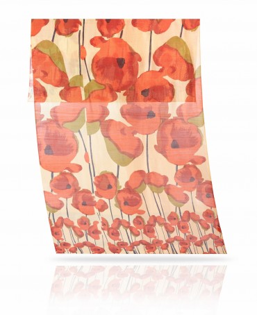 Палантин Женский SN-POPPY/CHOCO.TURQU