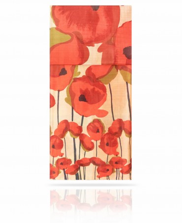 Палантин Женский SN-POPPY/CHOCO.TURQU