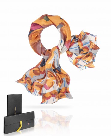 Палантин Женский SN-POPPY/SILVER.RED