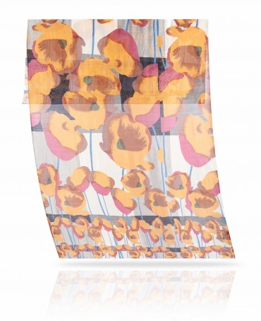 Палантин Женский SN-POPPY/SILVER.RED