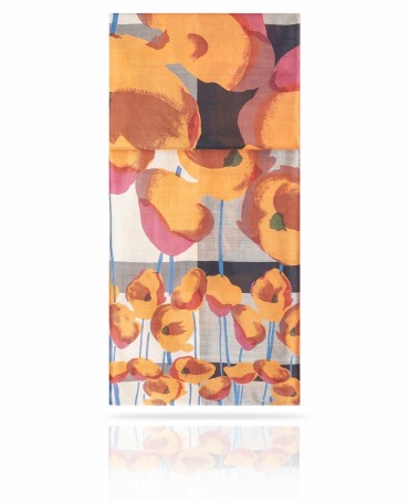 Палантин Женский SN-POPPY/SILVER.RED