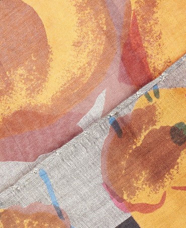 Палантин Женский SN-POPPY/SILVER.RED