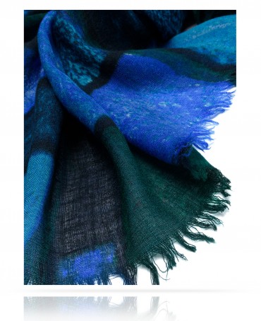 Палантин Унисекс JW70-C.DAMOUR/BLEUE