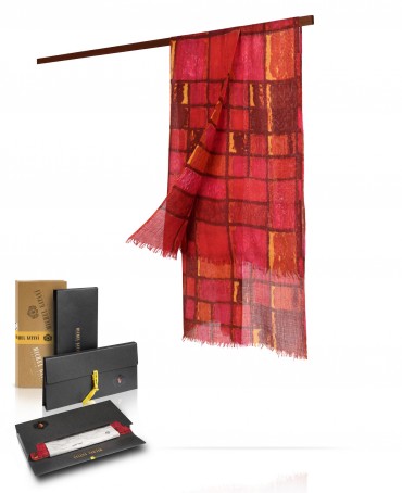 Палантин Унисекс JW70-C.DAMOUR/FUCH