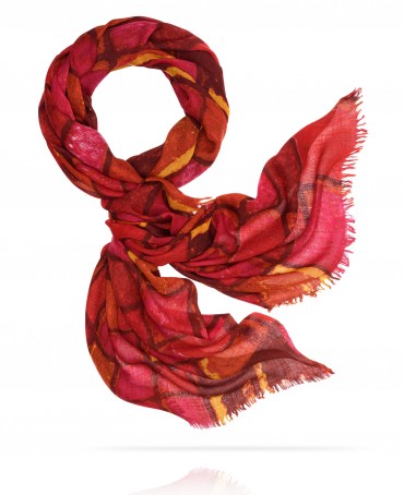 Палантин Унисекс JW70-C.DAMOUR/FUCH