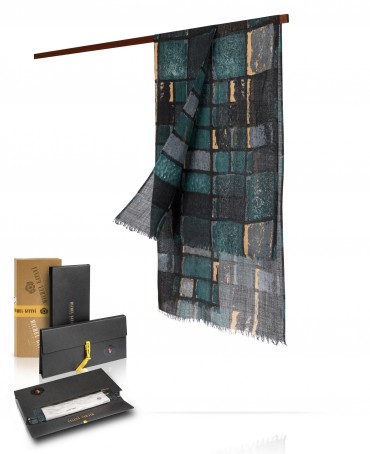 Палантин Унисекс JW70-C.DAMOUR/GRISE