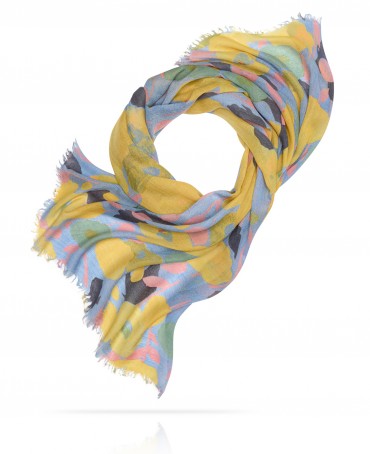 Палантин Унисекс JW70-JARDIN.DE.FL/BLEUCIEL