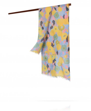 Палантин Унисекс JW70-JARDIN.DE.FL/BLEUCIEL