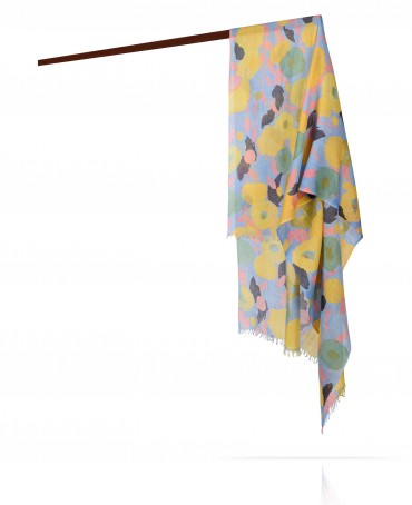 Палантин Унисекс JW70-JARDIN.DE.FL/BLEUCIEL