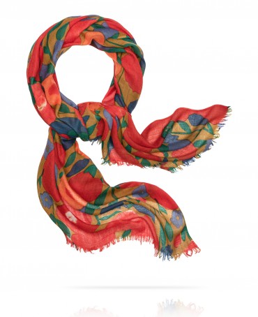 Палантин Унисекс JW70-JARDIN.DE.FL/ROUGE