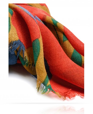 Палантин Унисекс JW70-JARDIN.DE.FL/ROUGE