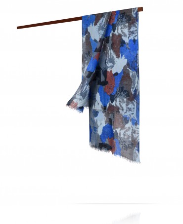 Палантин Унисекс JW70-LAB.MYSTIQUE/BLEUE