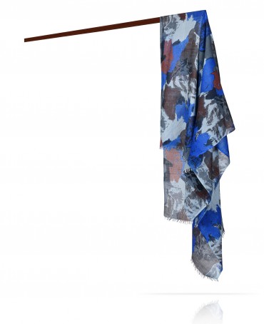 Палантин Унисекс JW70-LAB.MYSTIQUE/BLEUE