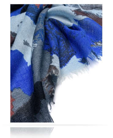 Палантин Унисекс JW70-LAB.MYSTIQUE/BLEUE