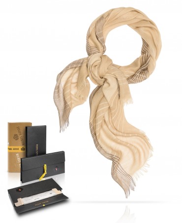 Палантин Унисекс JW70-MACHU/BEIGE