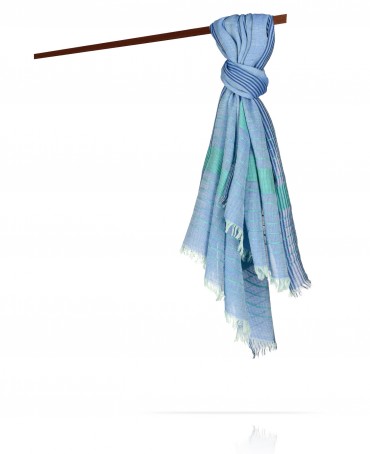 Палантин Унисекс JW70-MACHU/BLEUE