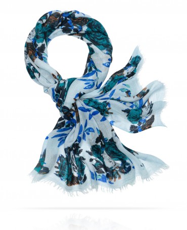 Палантин Унисекс JW70-ROSES.DAMOUR/B.CIEL