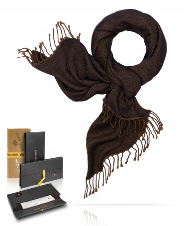 Палантин Унисекс W230-PLAID/BRUN.INDIGO