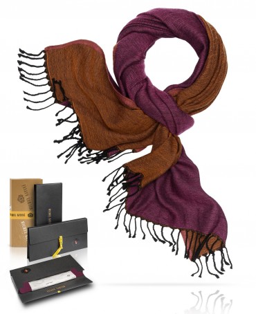 Палантин Унисекс W230-PLAID/MAGENTA.SAND