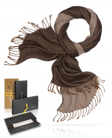 Палантин Унисекс W230-PLAID/MARON.BEIGE