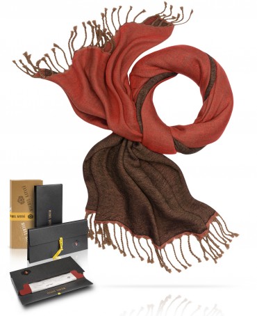 Палантин Унисекс W230-PLAID/MARON.CARROT