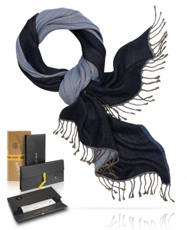 Палантин Унисекс W230-PLAID/NAVY.SKY