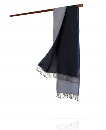 Палантин Унисекс W230-PLAID/NAVY.SKY