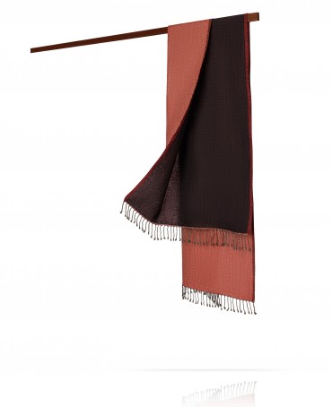 Палантин Унисекс W230-PLAID/NOIR.PURP