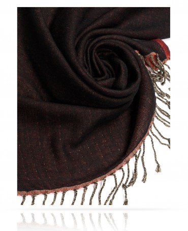 Палантин Унисекс W230-PLAID/NOIR.PURP