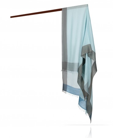 Палантин Унисекс WS45-QUATRIEN/BLEU.CIEL