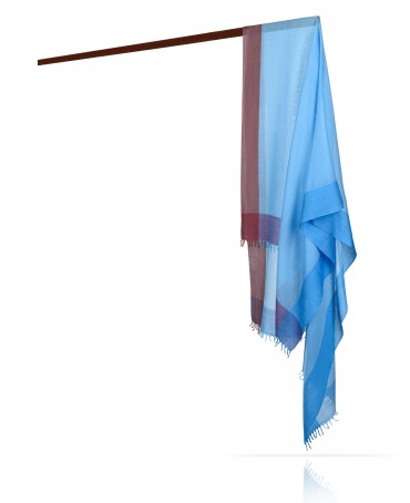 Палантин Унисекс WS45-QUATRIEN/BLEU.COBALT