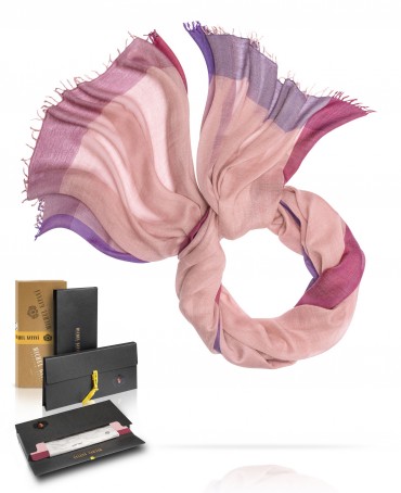 Палантин Унисекс WS45-QUATRIEN/LILAS.ROSE