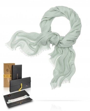 Палантин Унисекс WS60-LAINE.SOIE/BLEU.CIEL