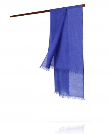 Палантин Унисекс WS65-LAINE.SOIE/BLEUE