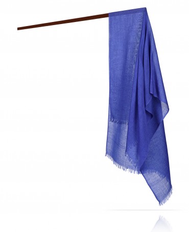 Палантин Унисекс WS65-LAINE.SOIE/BLEUE