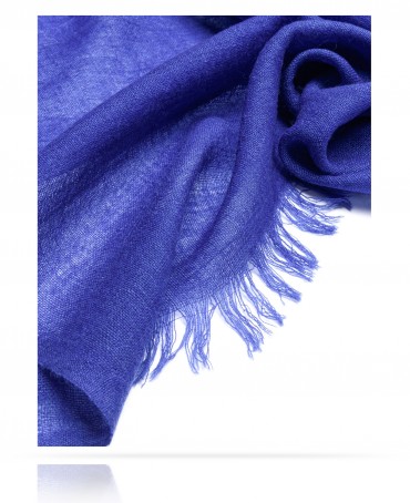 Палантин Унисекс WS65-LAINE.SOIE/BLEUE