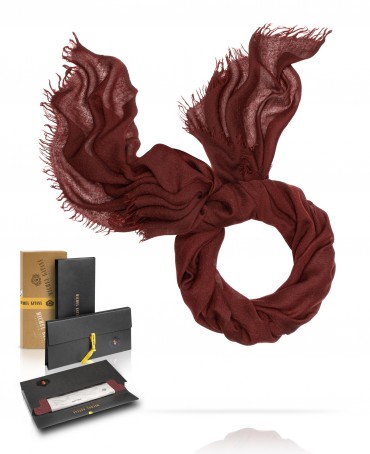 Палантин Унисекс WS65-LAINE.SOIE/BROWN