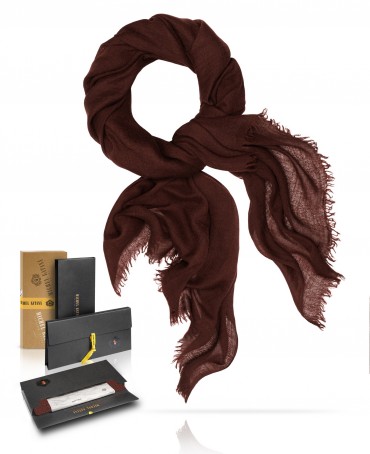 Палантин Унисекс WS65-LAINE.SOIE/MARON