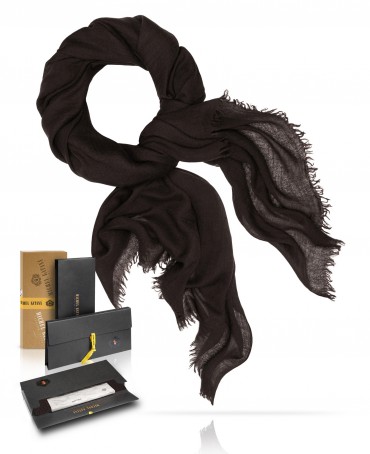 Палантин Унисекс WS65-LAINE.SOIE/RED.BLACK