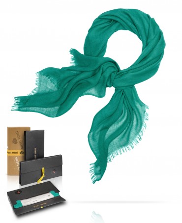 Палантин Унисекс WS65-LAINE.SOIE/VERTE