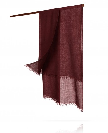 Палантин Унисекс WS70-LAINE.SOIE/DK.BROWN