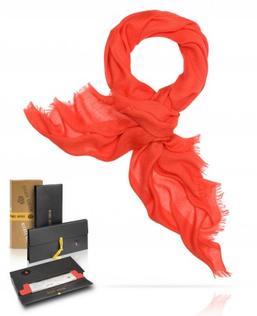 Палантин Унисекс WS70-LAINE.SOIE/VERMILLION