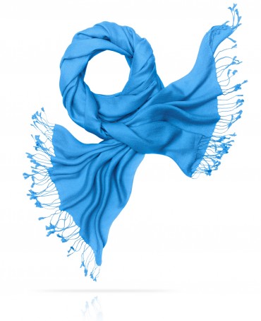 Палантин Унисекс CASHSILK-5050/BLEU.MEDITERR