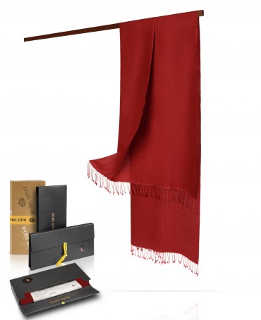 Палантин Унисекс CASHSILK-5050/BORDEAUX