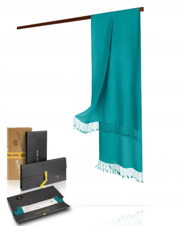 Палантин Унисекс CASHSILK-5050/VERT.DE.MER