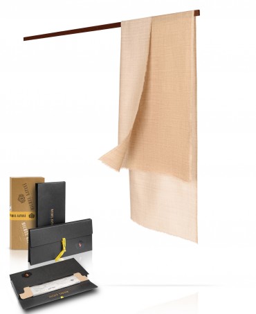 Палантин Унисекс WS90-MOIRE/BLANCHE.BEIGE