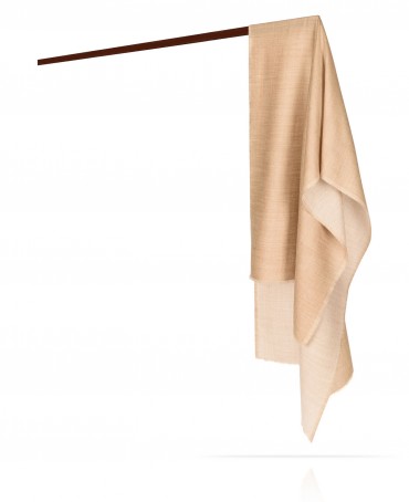 Палантин Унисекс WS90-MOIRE/BLANCHE.BEIGE