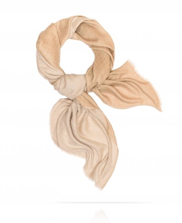 Палантин Унисекс WS90-MOIRE/BLANCHE.BEIGE