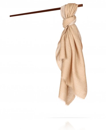 Палантин Унисекс WS90-MOIRE/BLANCHE.BEIGE