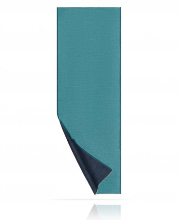 Палантин Унисекс WS90-MOIRE/BLEU.TURQUOISE